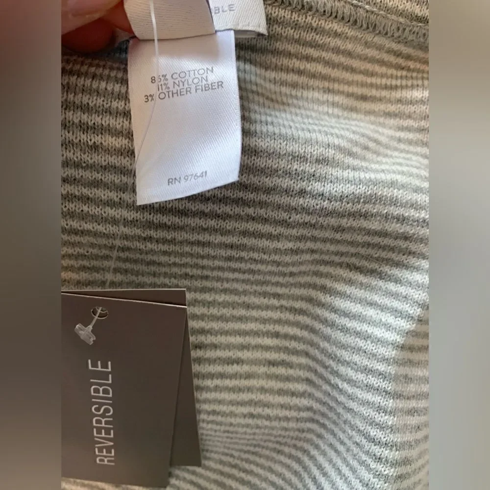 NOTHING FOR SALE NWT J JILL GREY REVERSIBLE JACKET SIZE LP‎
